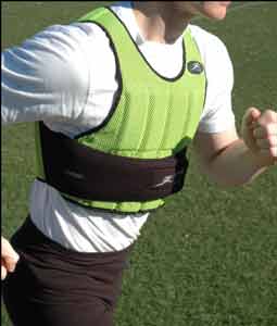 Neon Breathable Mesh, (short) SPEED VEST®, Soft Flex-Metal® Super Thin Professional Athlete Weighted Vest, Adjustable from 1 to 11 lbs, supplied at 11 lbs (SV10) ★★★★★