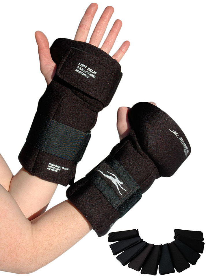 Adjustable Hand-Wrists Irons™ (Champion Series) 3lb to 7lb each, 6lb to 14lb pair (supplied at 7lbs each)
