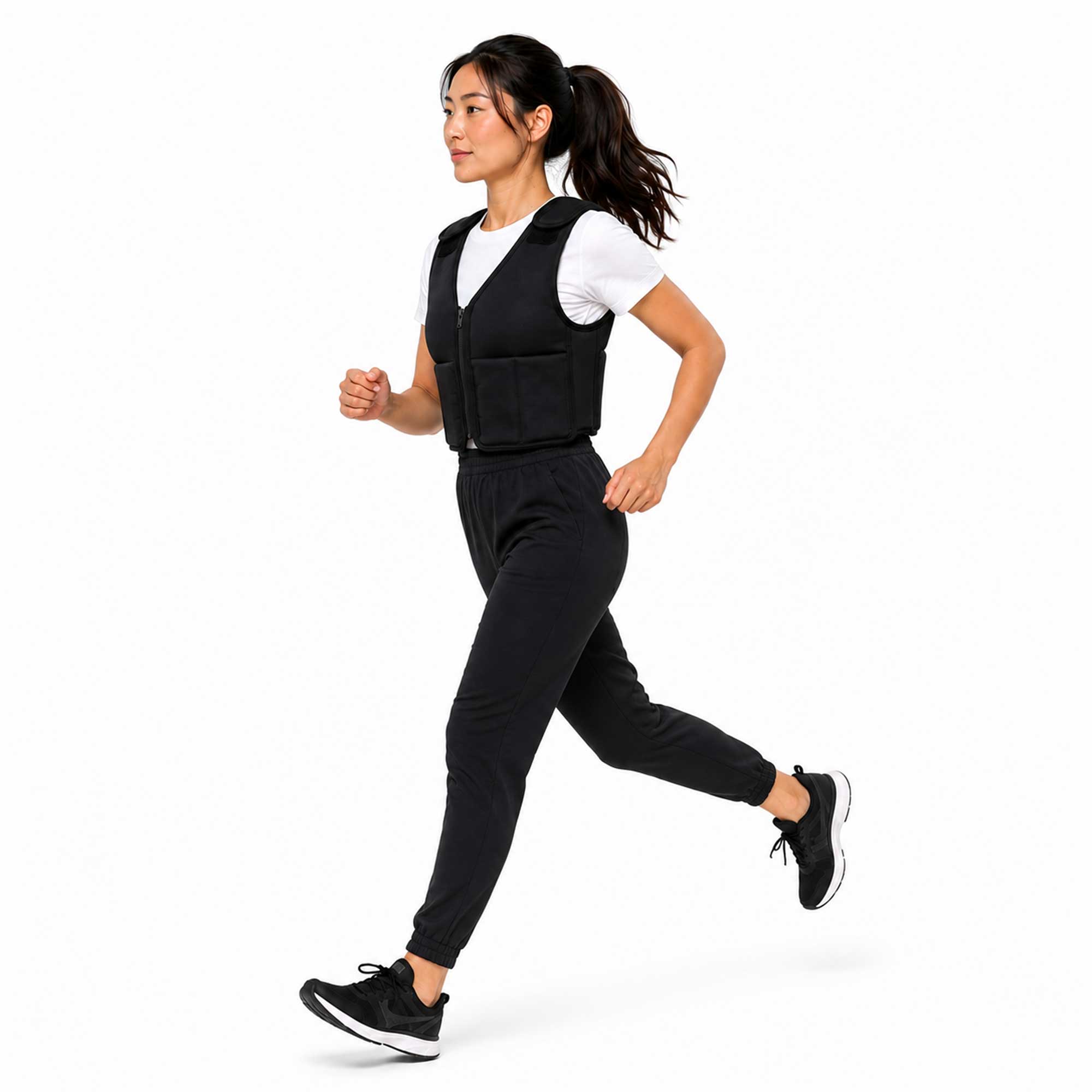 Women Zipper Front Vest