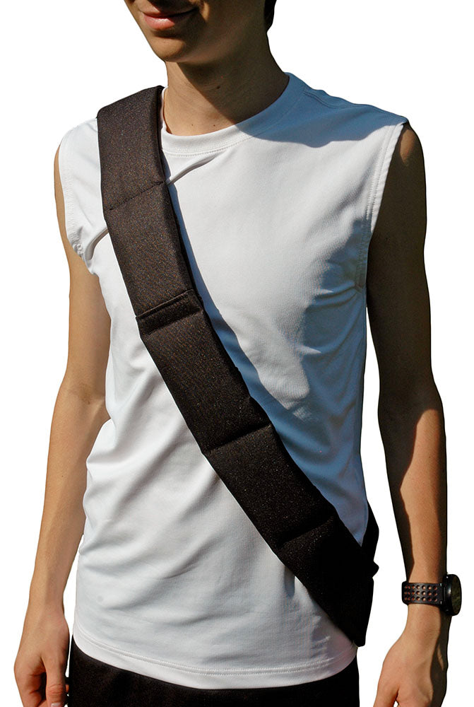 NEWEST - Bandolier Irons™ Shell- Bandolier Weight System, Adjustable Shoulder Weights 1 to 16 pounds- For Fast Addition of Resistance (Supplied with No Weights, at 1 lb.) (not yet rated)