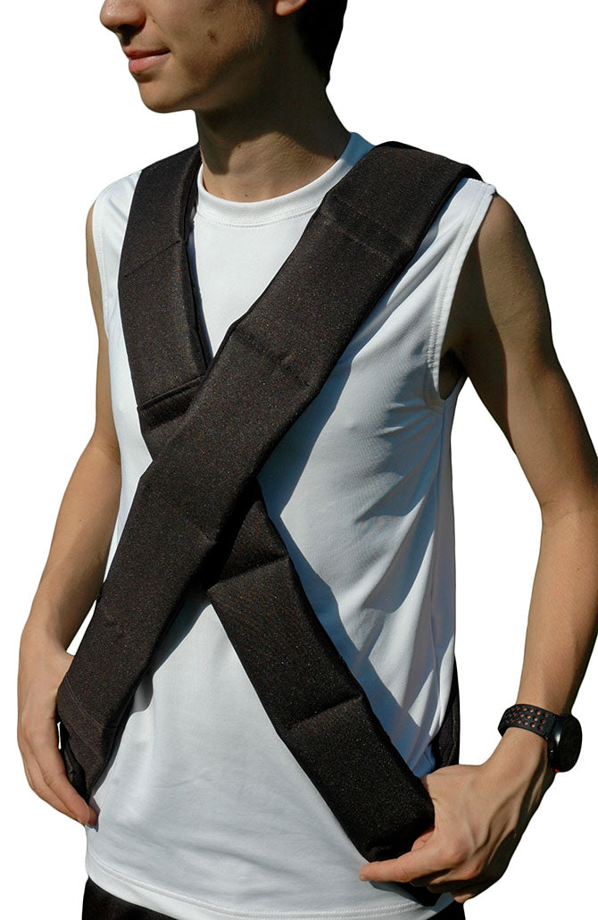 NEWEST- Bandolier Irons™ Shell Pair- Bandolier Weight System, Adjustable Shoulder Weights 1 to 16 pounds- For Fast Addition of Resistance (Supplied with No Weights, at 2 lb.) â˜…â˜…â˜…â˜…â˜† (2)