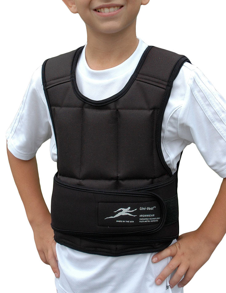 NEWEST - Jr. Uni-Vest™ Youth Large Athlete's Weighted Vest Adjustable From 1 to 21 Pounds Supplied at 9 lbs (IV090) â˜…â˜…â˜…â˜† (9)