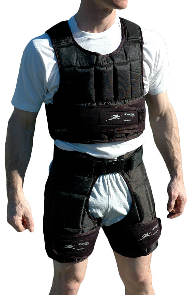 Uni-Suit™ (short) Professional Weighted Suit Adjustable from 1 to 40 lbs, Supplied at 20 lbs