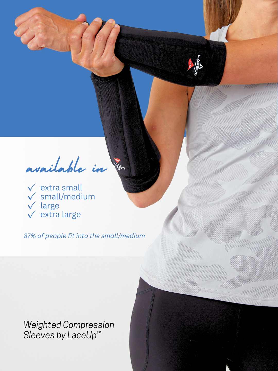 LaceUp Arm Sleeves – 1 Pack (2 Sleeves Total)