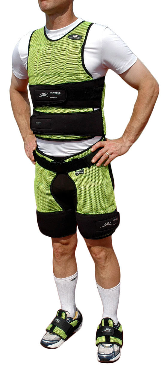 SPEED SUIT™ (long) Complete Breathable 1-29 lb. Athletic Weighted Suit & Shoe Weights