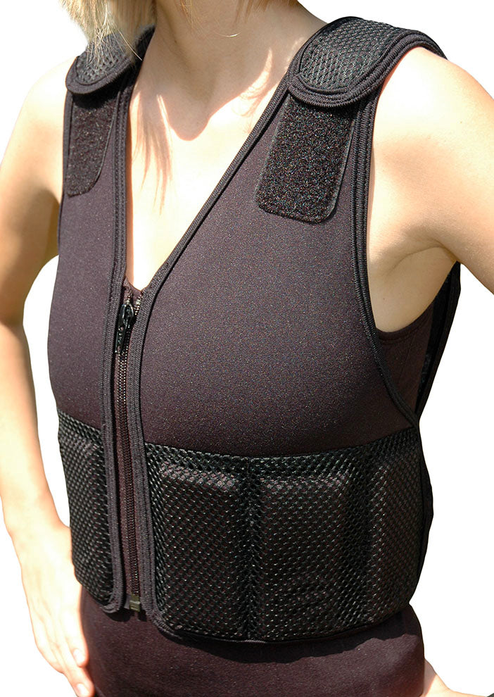 NEW - Women's Speed Vest™ Breathable Mesh, Zipper Front Weighted Vest Adjustable From 0.5 to 16.5 lbs. Supplied at 9 lbs â˜…â˜…â˜…â˜…â˜… (36)