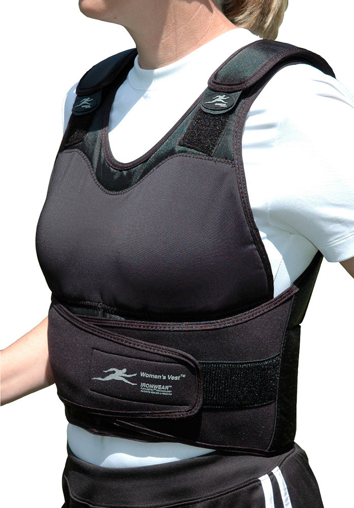 WomenÂ’s Vest™ (WV11) (Adjustable Height) Contoured 1 to 21 lb. Weighted Vest, Supplied at 11lbs â˜…â˜…â˜…â˜…â˜† (214)